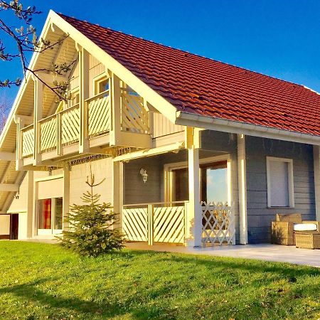 Chalet Le Flocon Bleu - Mauselaine Avec Vue Sur Le Lac De 제라르메르 외부 사진